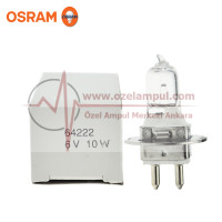 64222 OSRAM 6V 10W PG22